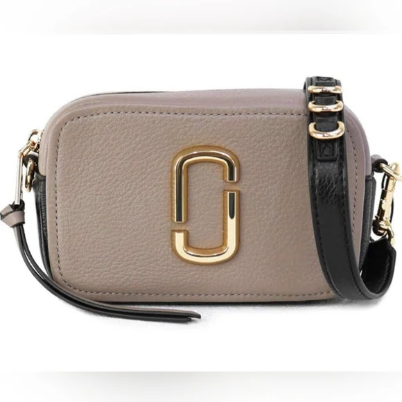 NWT Marc Jacobs THE SOFTSHOT 17 Camera Shoulder Bag Cement Multi - Picture 1 of 12